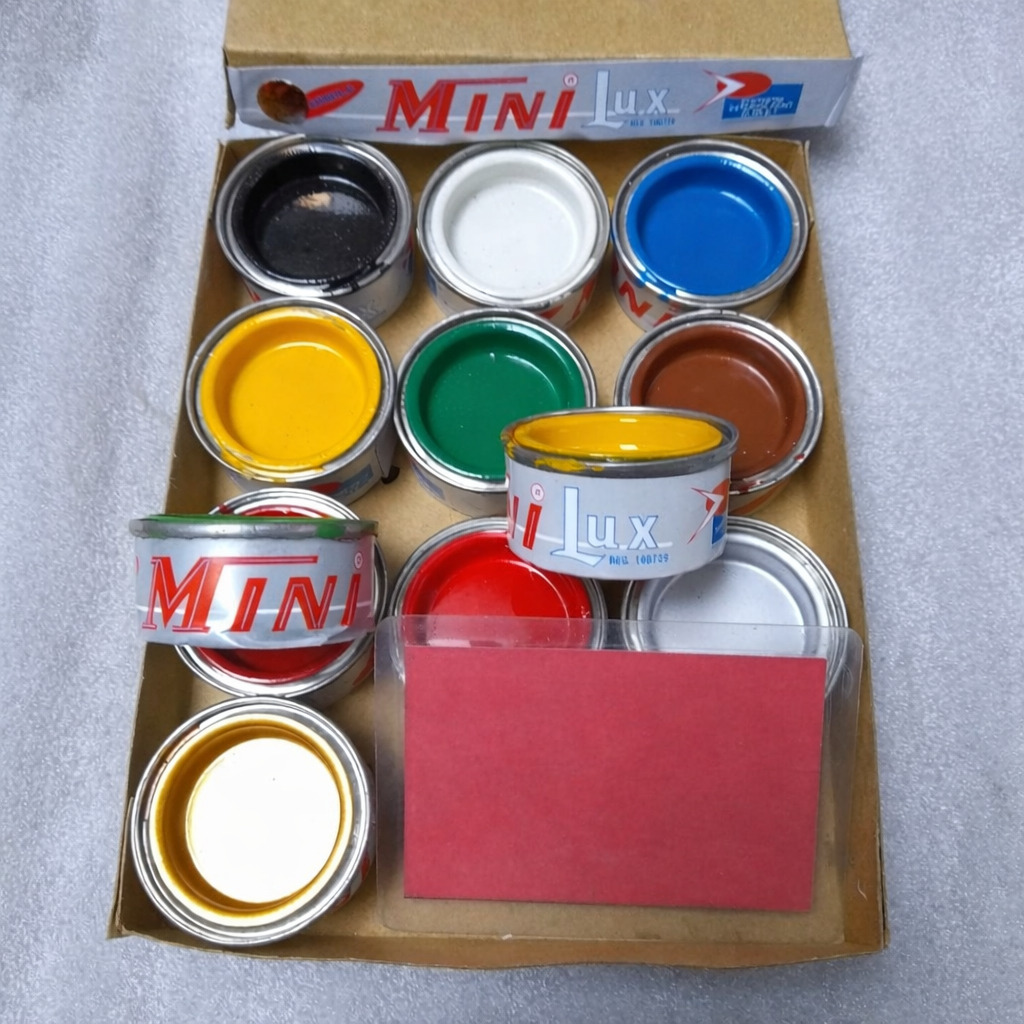 Cat Mini Lux Kayu & Besi / Cat Kecil / Cat 25 Gram / Cat Kayu Dan Besi