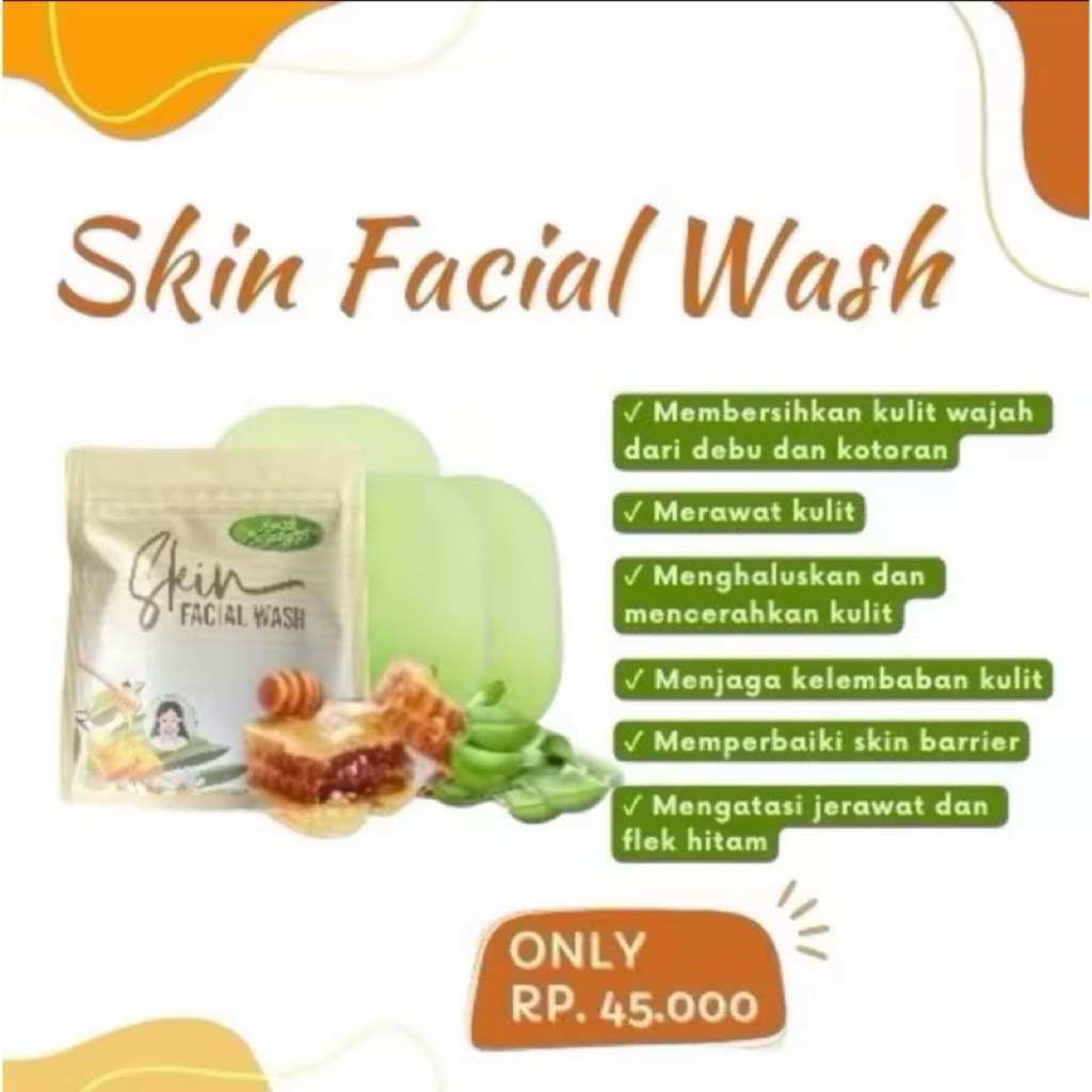 Cream glowing dan sabun wajah nenek moyang