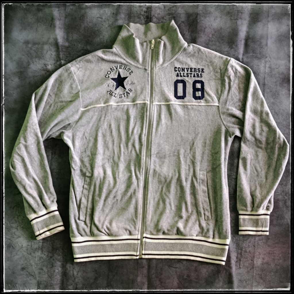 Jaket varsity Converse vintage semi corduroy babytery size L to XL