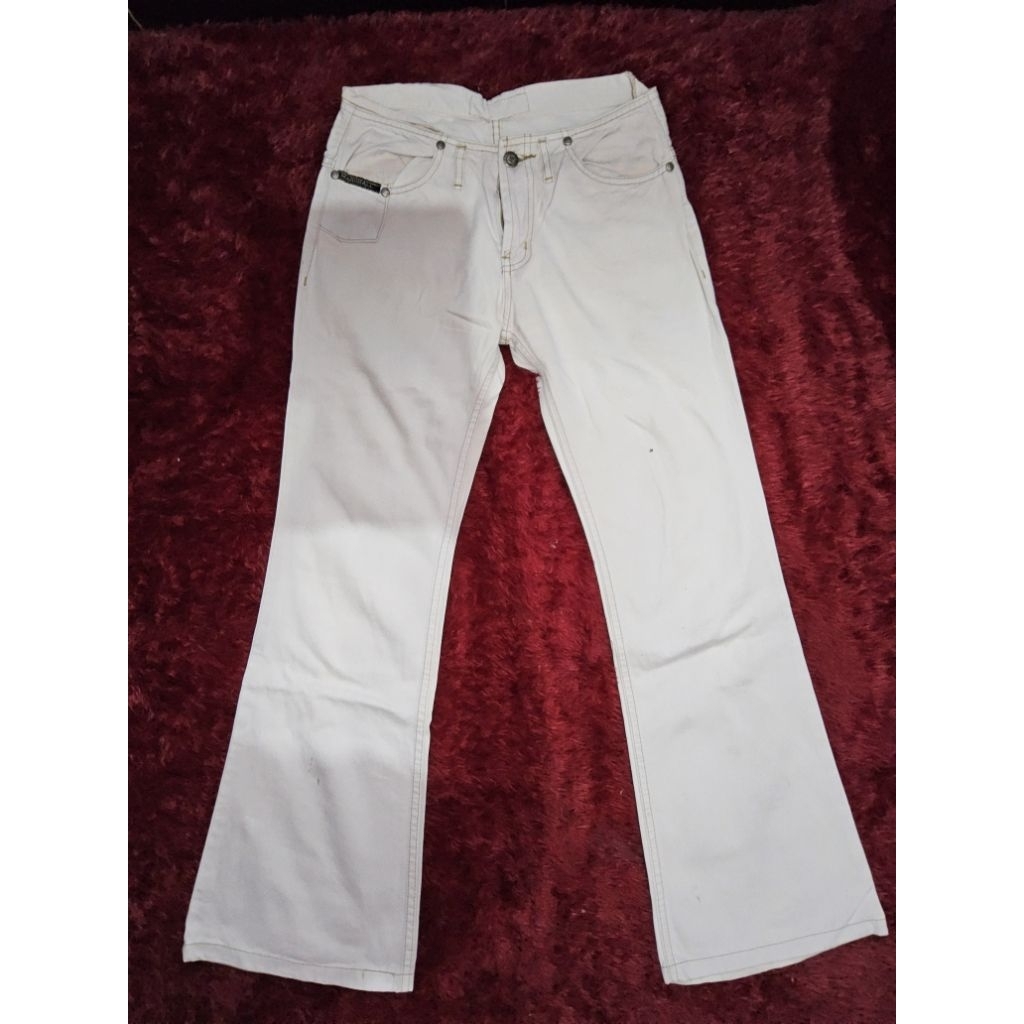 Jeans Cutbray Broken White
