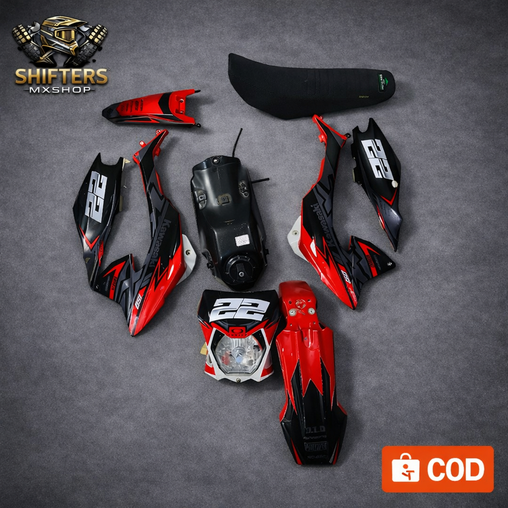 Bodyset KLX150 BF Original Copotan Ori Kawasaki | Set Body KLX BF Lengkap