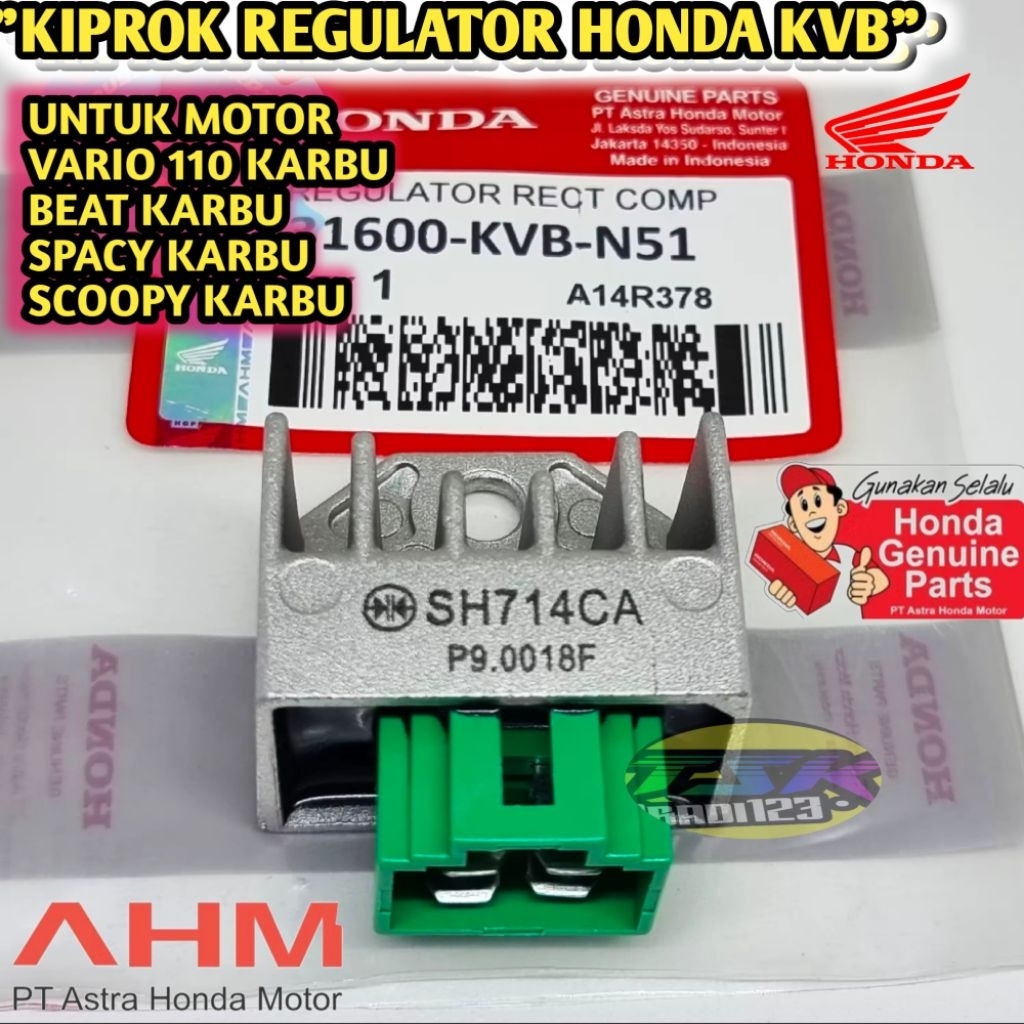 KIPROK CIPROK BEAT KARBU  REGUATOR KIPROK ORIGINAL VARIO 110 KARBU, SCOOPY KARBU SPACY KARBU, BEAT K
