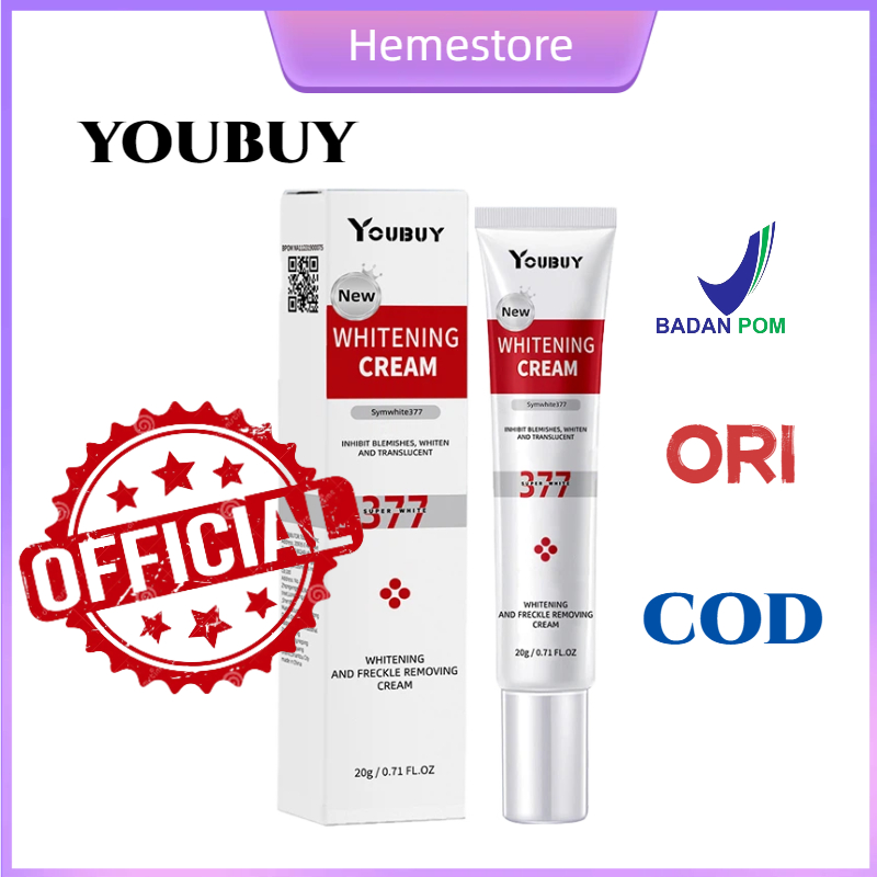 YOUBUY Whitening Cream Baru Blemish krim Krim Pemutih Ori Penghilang Flek Hitam Mencerahkan kulit