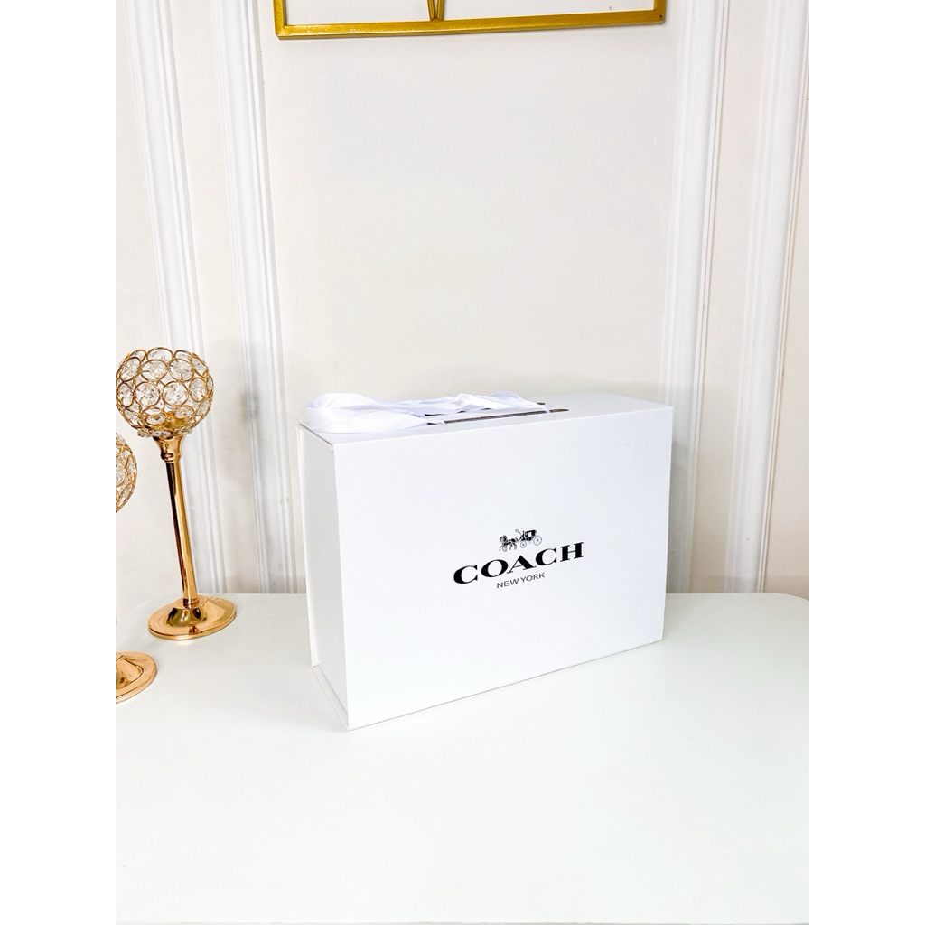 Box Magnet Coach Kualitas Premium - Kotak Kado Penyimpanan Tas Wanita - Tas Hadiah Luxury Topi Sanda