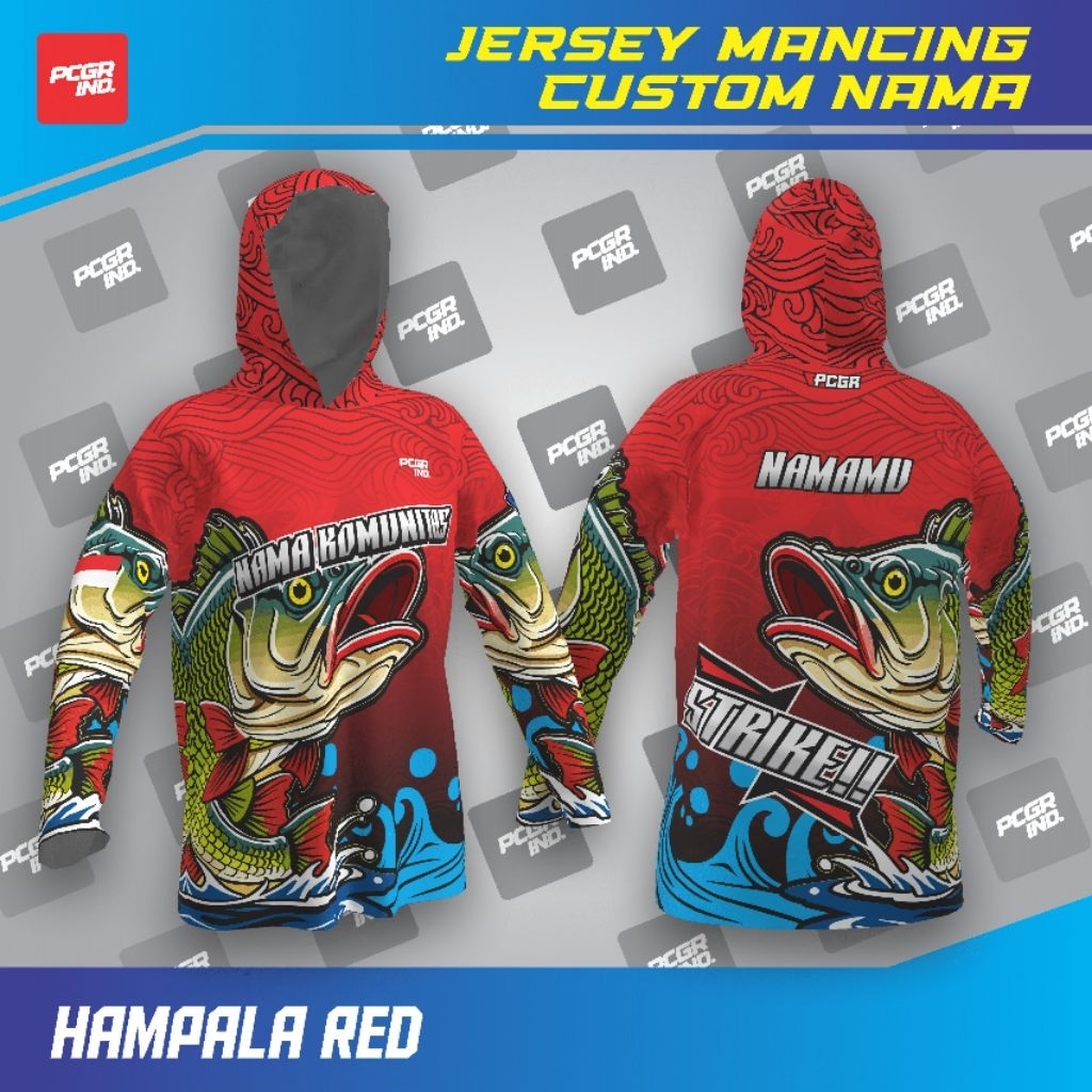 [CUSTOM] Jersey Mancing custom NAMA tema Hampala