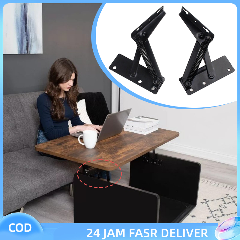 2pcs Engsel Kursi Sofa Tahan Lama Kuat Dan Andal Engsel Meja Lipat Besi Engsel Lipat Meja Dinding