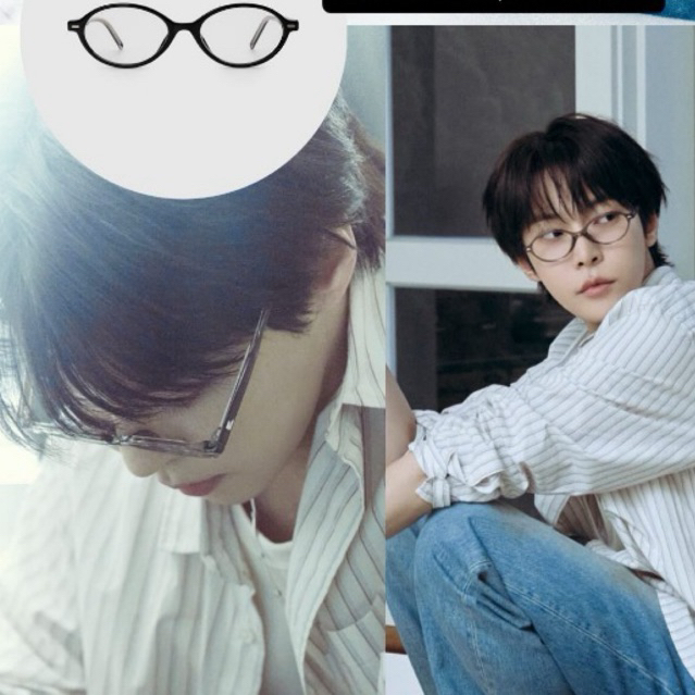 [PO KR] BLUE ELEPHANT -  AVA KHAKI (NCT DOYOUNG'S GLASSES) KACAMATA 127