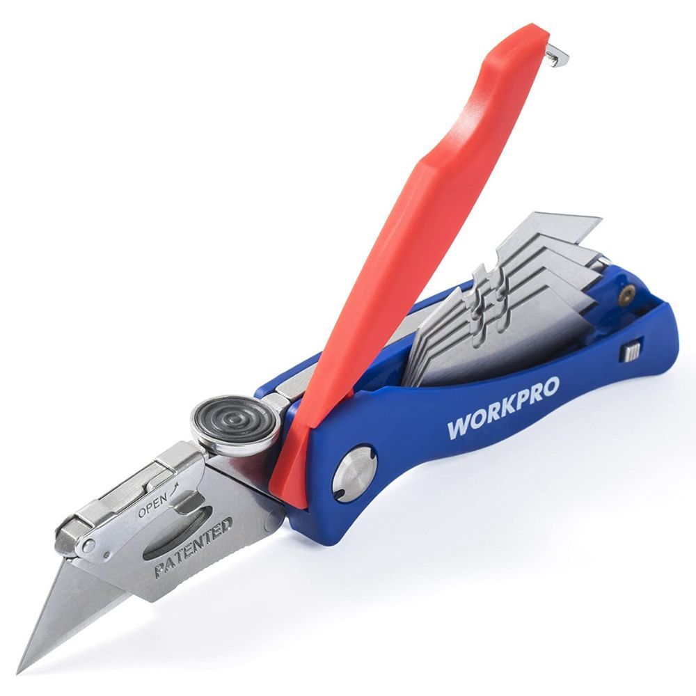 Quick Folding Utility Knife WORKPRO WP211006 / Cutter Lipat Pisau SK5 ( Replace W011009 )
