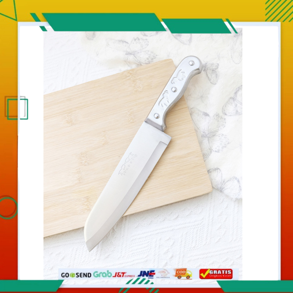 Pisau Dapur Stainless / Pisau Daging Stainless / Pisau Murah / Pisau Set / Knife Set JH