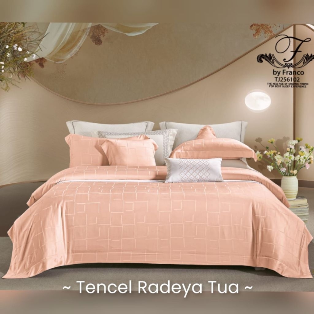 SPREI SET JASMINE BEDDING COLLECTION KINGKOIL TENSEL J120 RADEYA TUA