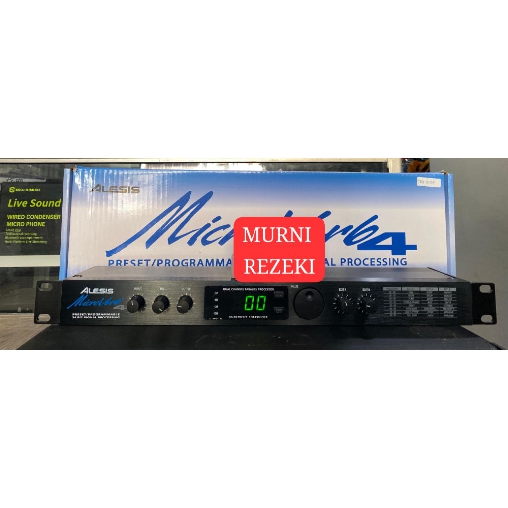 EFECCT VOKAL ALESIS MICRIVERB 4 MADE IN USA ORIGINAL