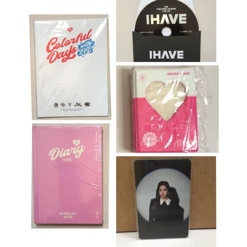 IVE Official (Baca Deskripsi) SG25 Diary Mini Brosur Kolbuk PC Yujin One Reeler aab iz*one photocard