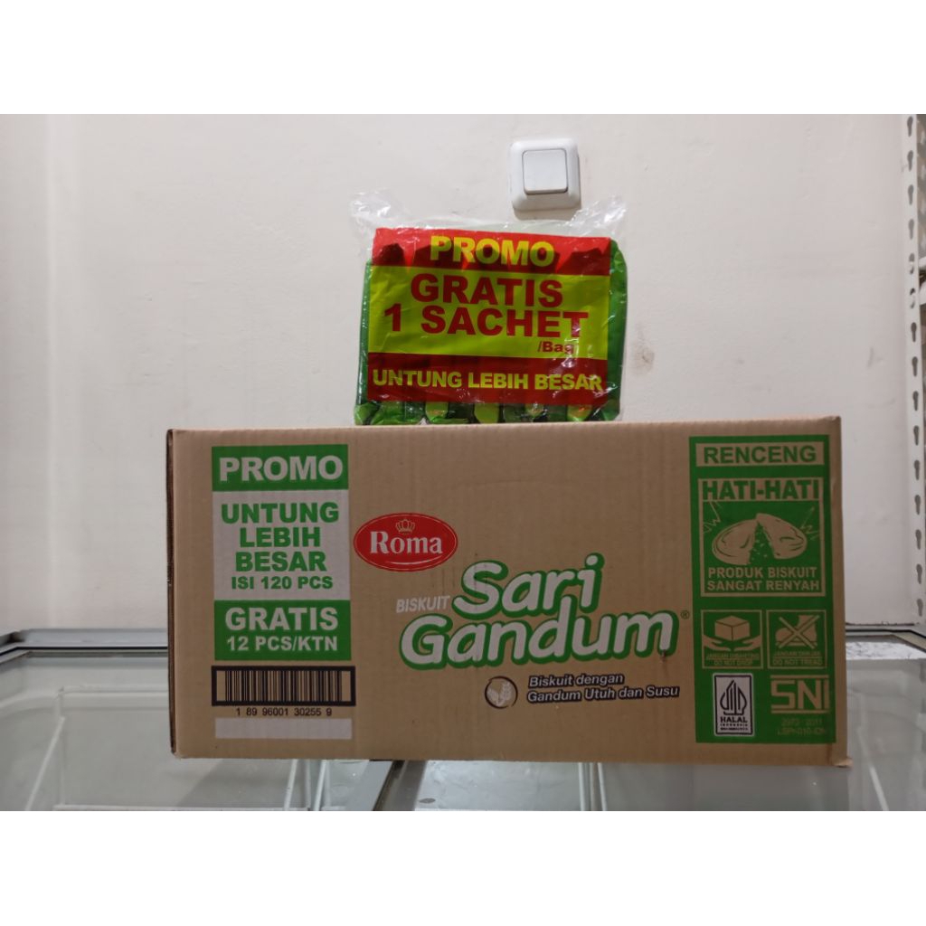 Sari Gandum 1 Dus isi 12 x (10+1) x 39gr