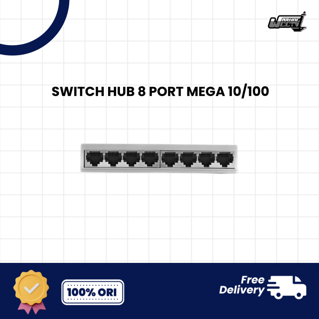SWITCH HUB 8 PORT MEGABIT | SWITCH HUB 8 PORT GIGABIT