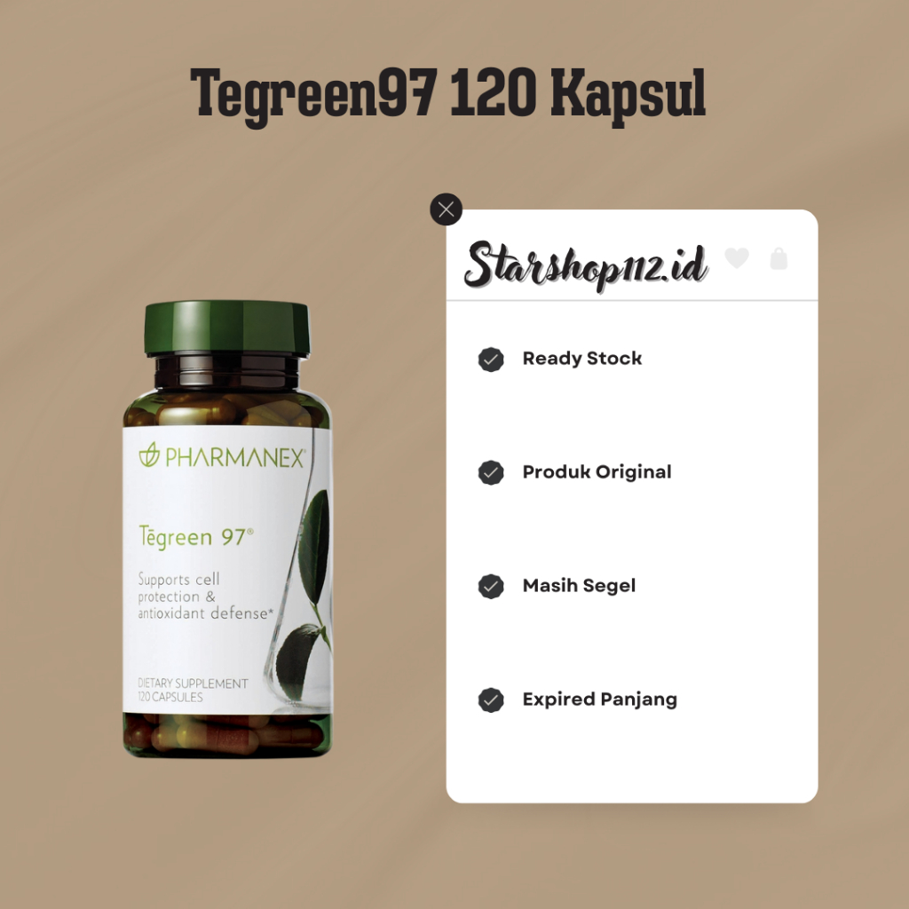 Tegreen97 1 btl 120 kapsul Teagreen Original