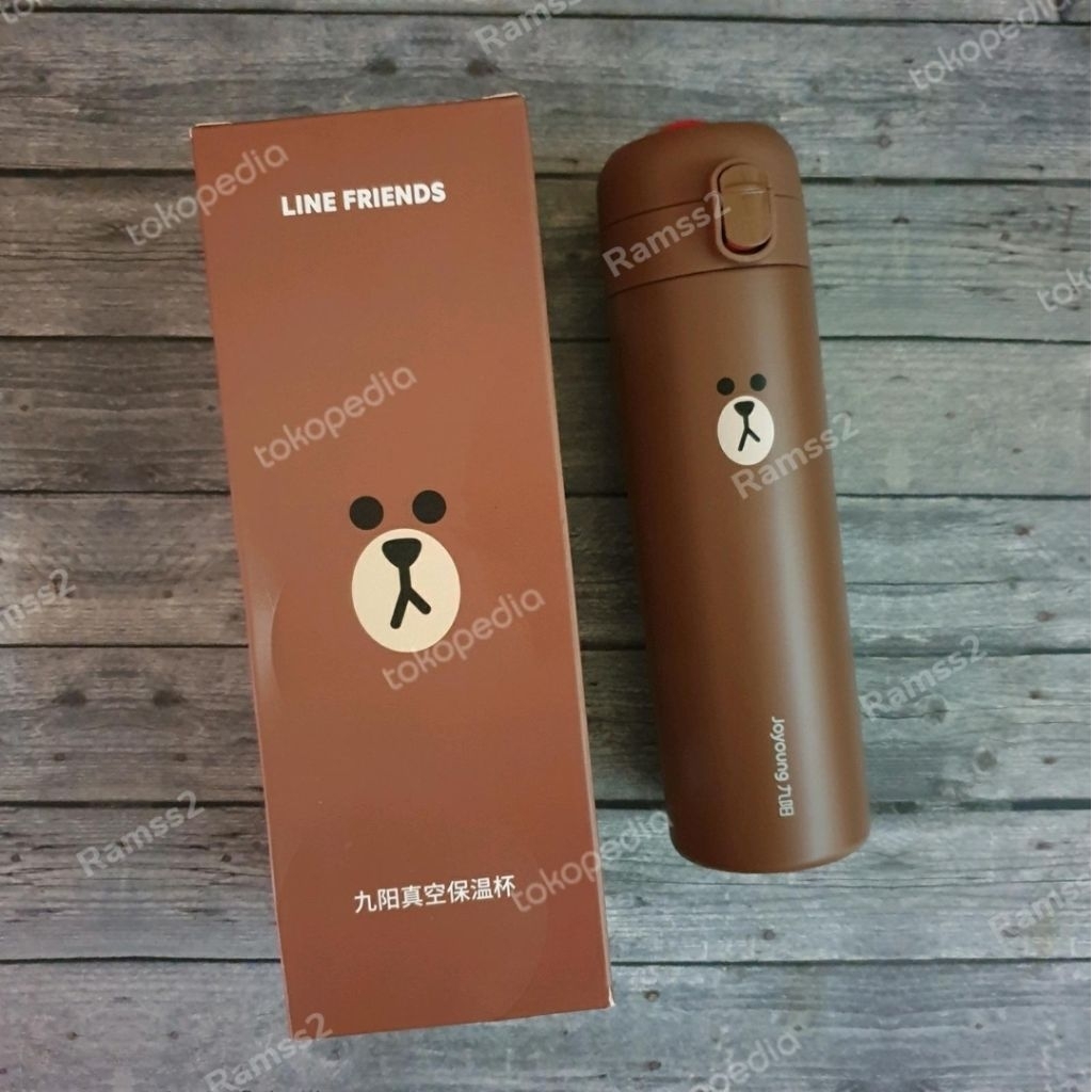 Joyoung Vacuum Bottle Sally Brown Botol Minum Anak Singapore