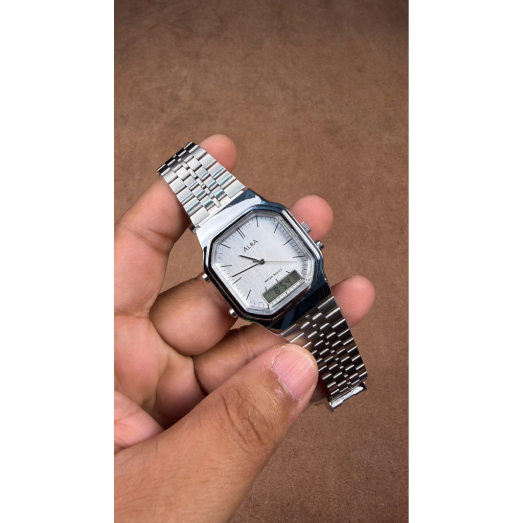 JAM TANGAN PRIA ALBA DIGITAL ANALOG V072 5020 QUARTZ
