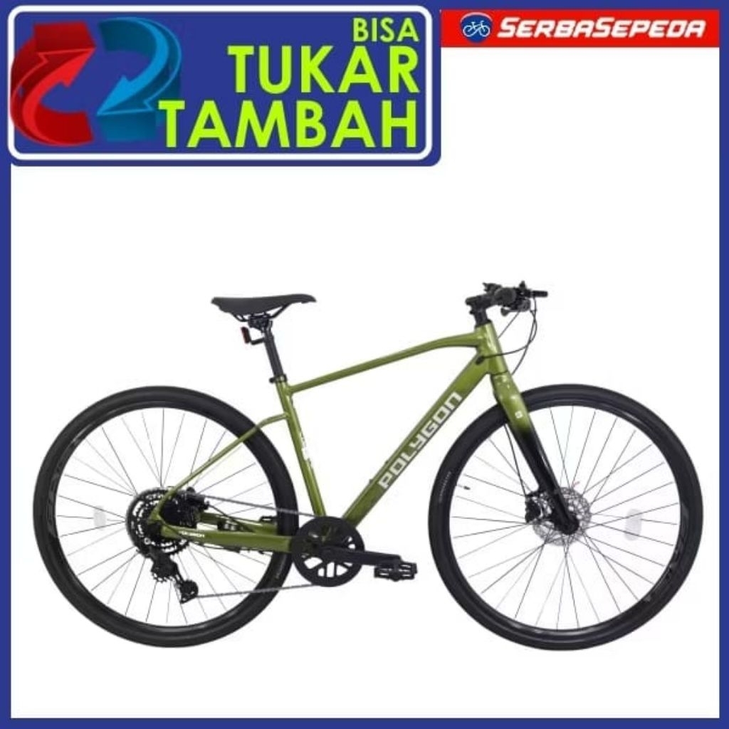 Sepeda Hybrid - Sepeda Polygon Path 3 700C