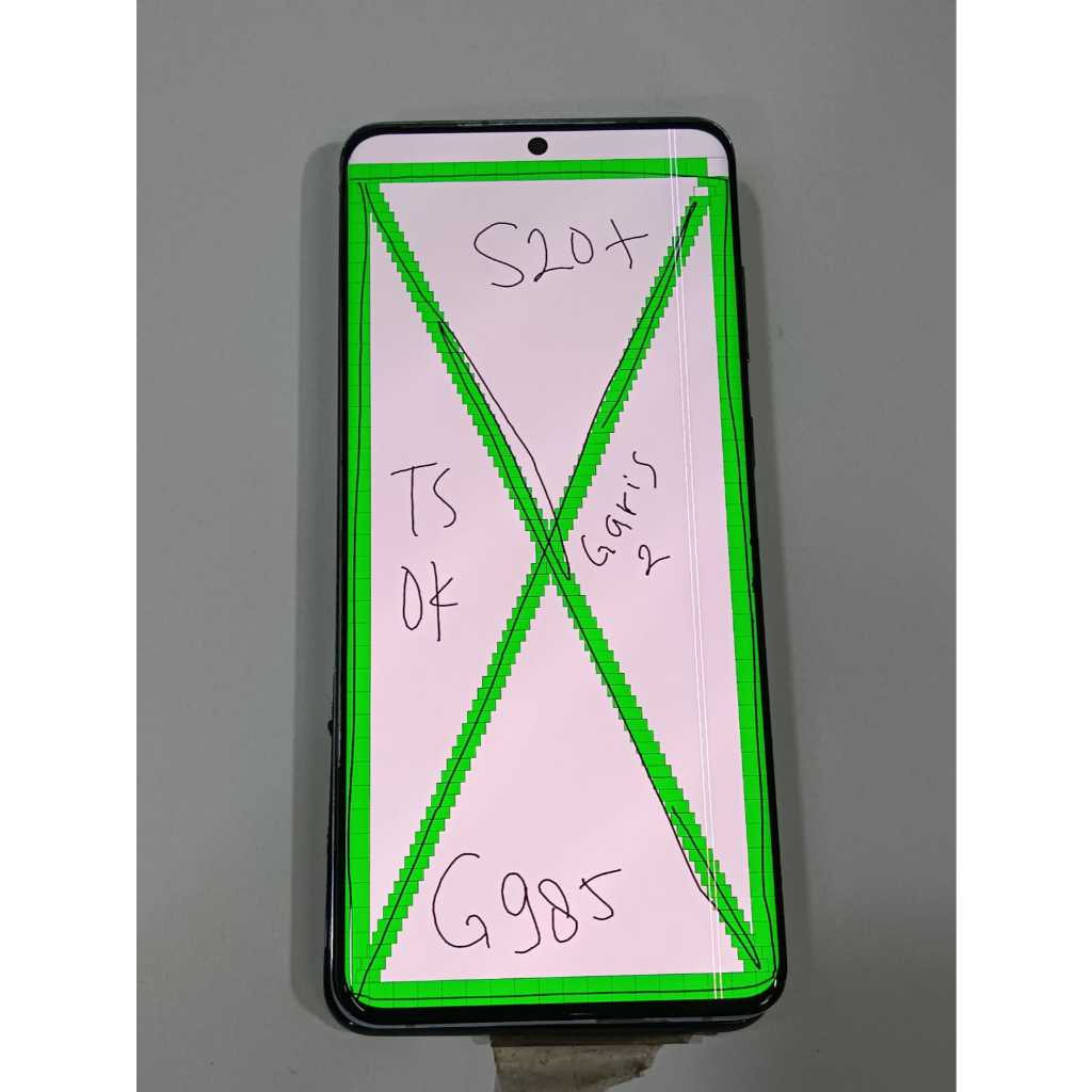LCD SAMSUNG GALAXY S20 PLUS - G985 ORIGINAL SECOND COPOTAN MINUS GARIS 2