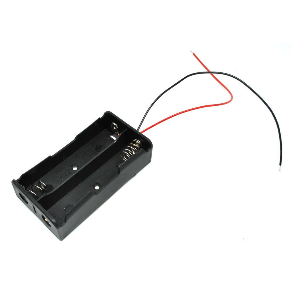 Holder Baterai 18650 2 Slot Case Battery Tahan Lama, Mudah Dirakit DIY