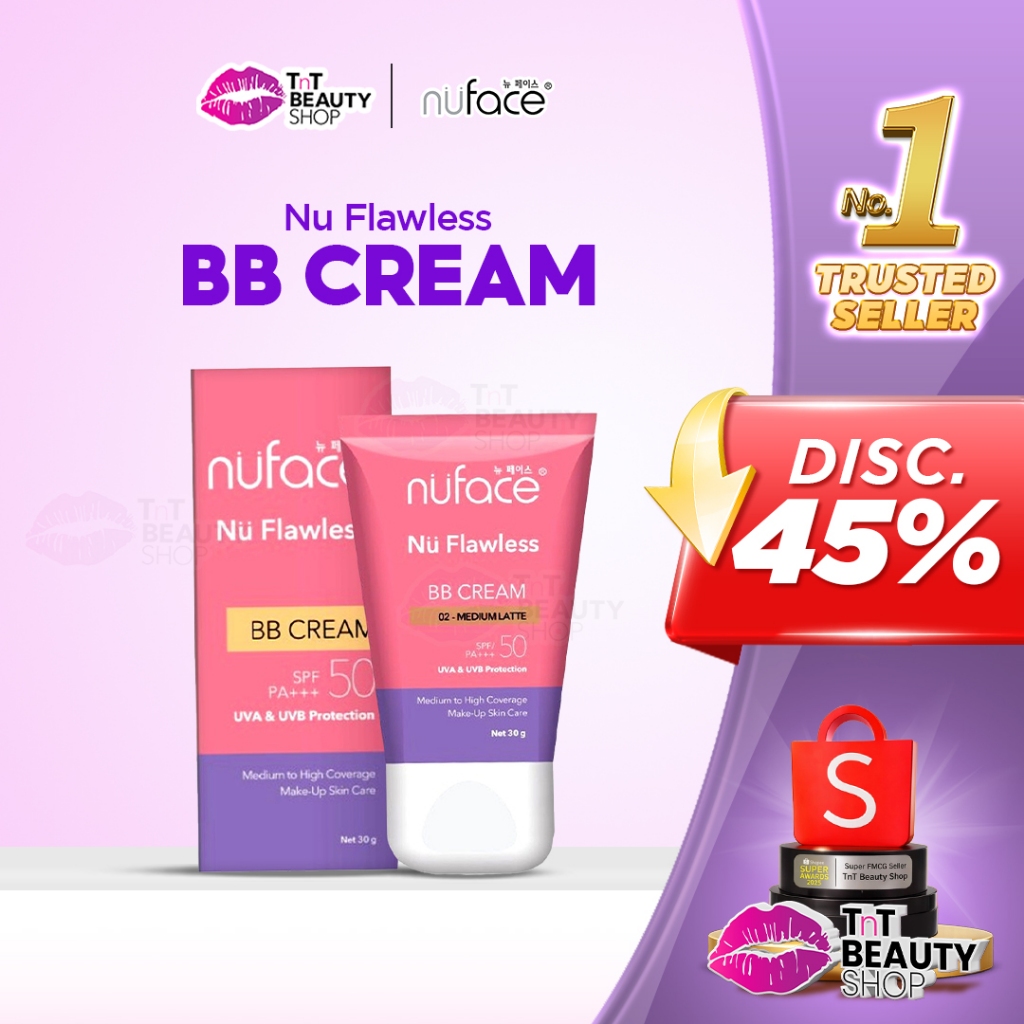 Nuface Nu Flawless BB Cream Package Paket BB Cream Nu Face | TnT Beauty Shop