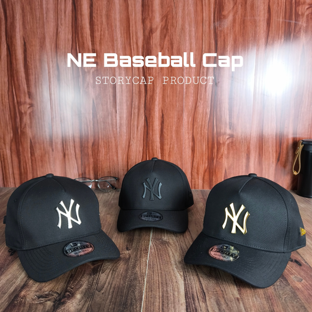 TOPI BASEBALL NY LA Logo PLAT BESI NE