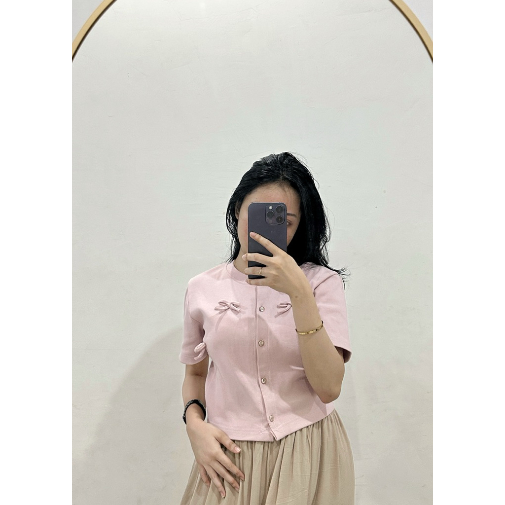 Preloved Coquette Pink Top