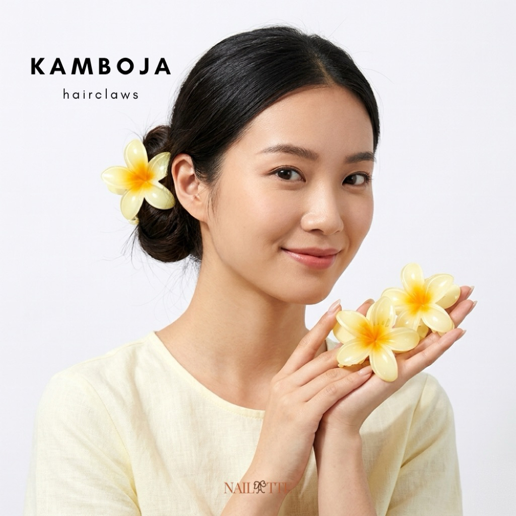 jedai bunga kamboja frangipani bali jepit rambut bunga plumeria kamboja bali jepun besar jepit jepit