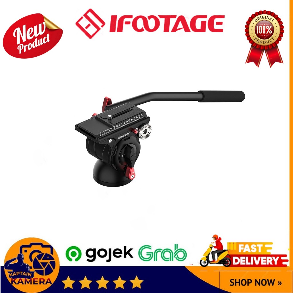 IFOOTAGE Komodo K5S Fluid Head Tripod & Monopod Camera