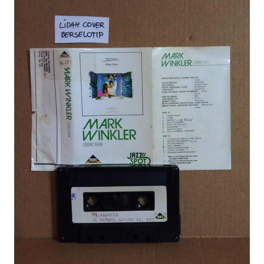 MARK WINKLER - EBONY RAIN - Kaset