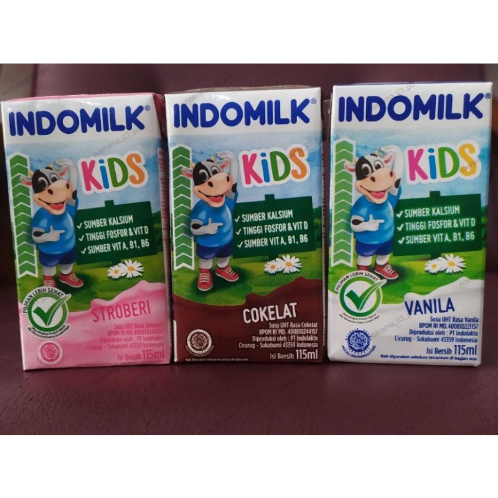 Indomilk kids Susu kotak indomilk kids 115ml