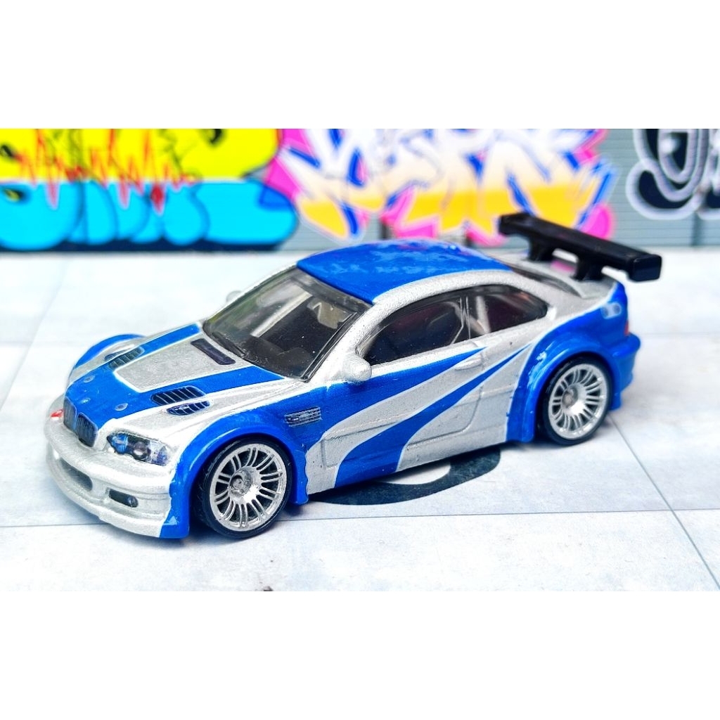 HOTWHEELS COSTUM PREMIUM BMW M3 GTR NEED FOR SPEED RAZOR