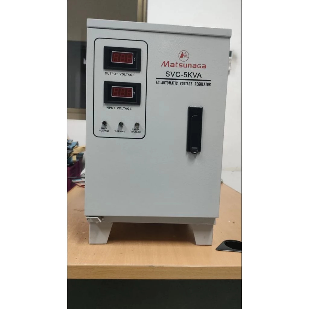 stabilizer matsunaga 5000 watt - stavol svc-5000n - matsunaga 5000va