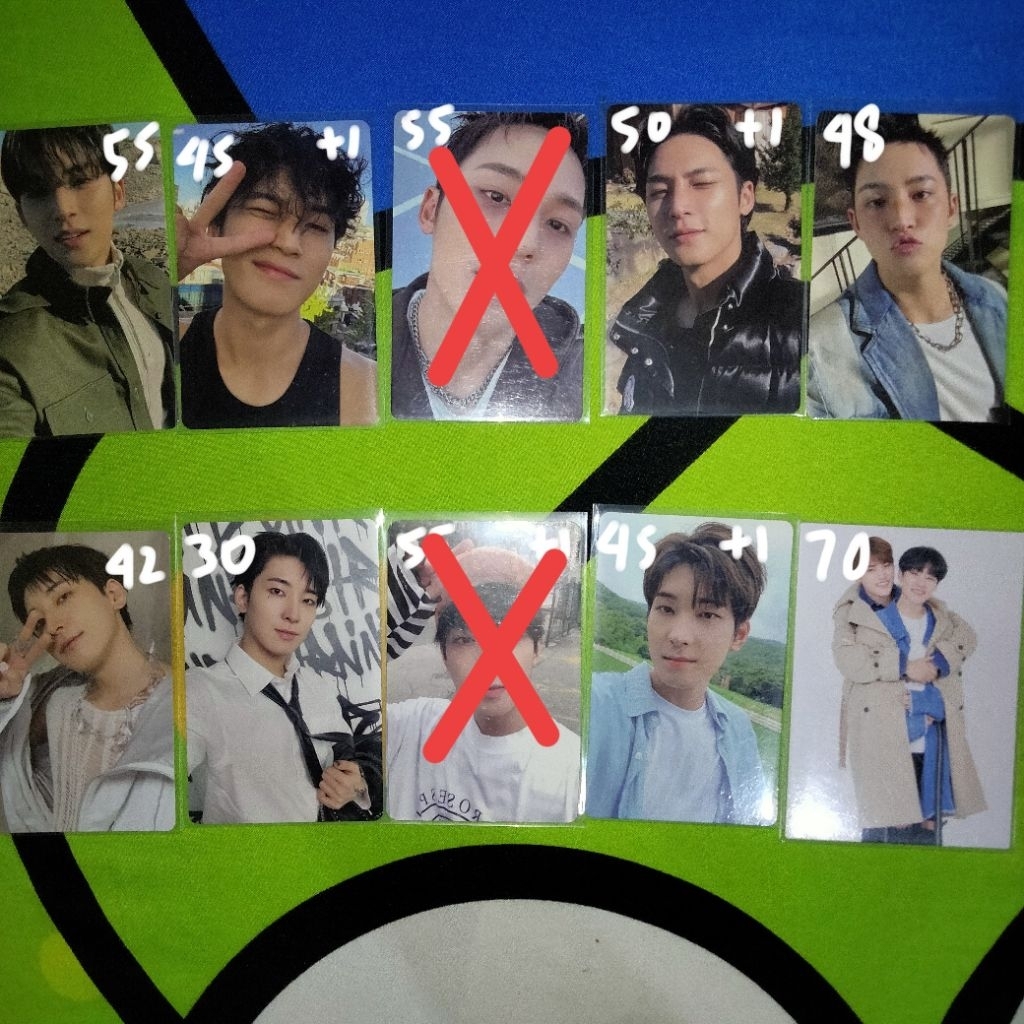 (cek deskripsi) photocard pc seventeen wonwoo mingyu ready stock daredevil soco burstday boboiboy me