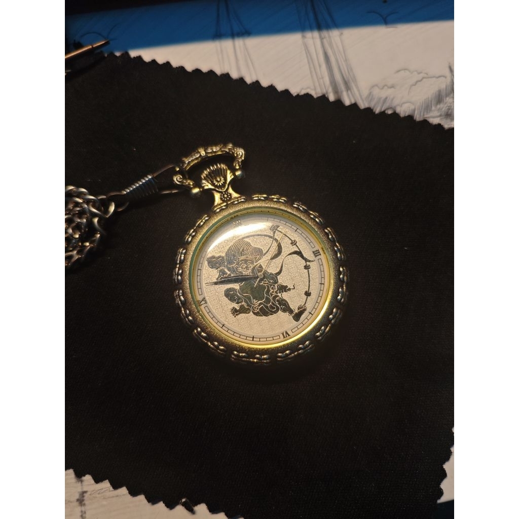 Jam saku Fujin dan Raijin mitologi Jepang