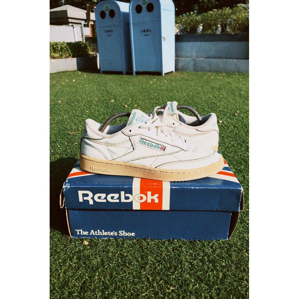 Vintage Reebok C85 TV Reebok Club C 85 TV Intense Vintage 80s iconic archive sport Size 9.5 uk 44 eu