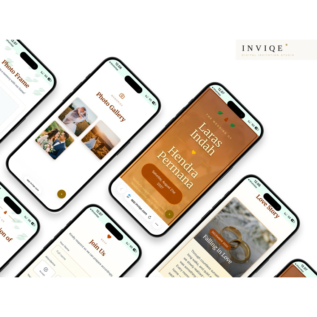 Undangan Digital Online Premium | E-Invitation Website | Wedding Pernikahan  | Ulang Tahun