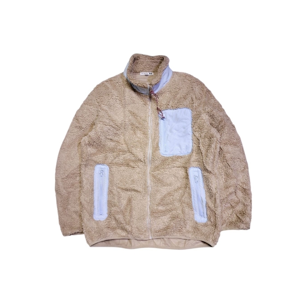 fleece jaket uniqlo x jw anderson mantap abis
