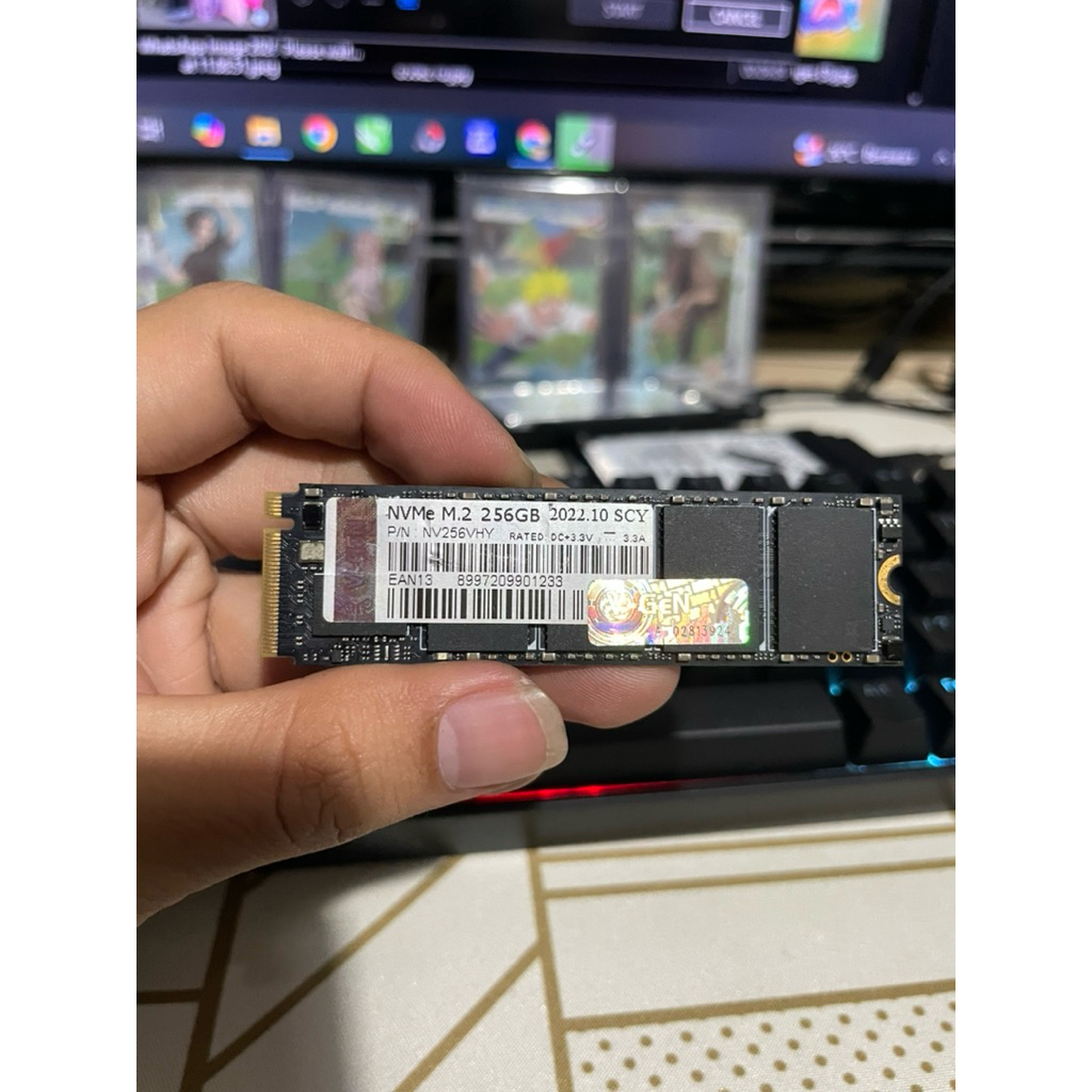 SSD V-Gen NVMe M.2 256GB Ori baru pakai 140hari  (Second / Bekas – Normal)