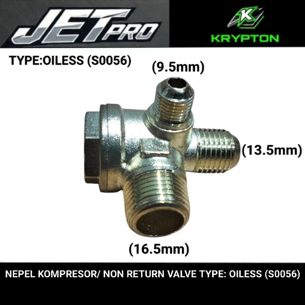 NEPEL VALVE KOMPRESOR OILESS PORTABLE