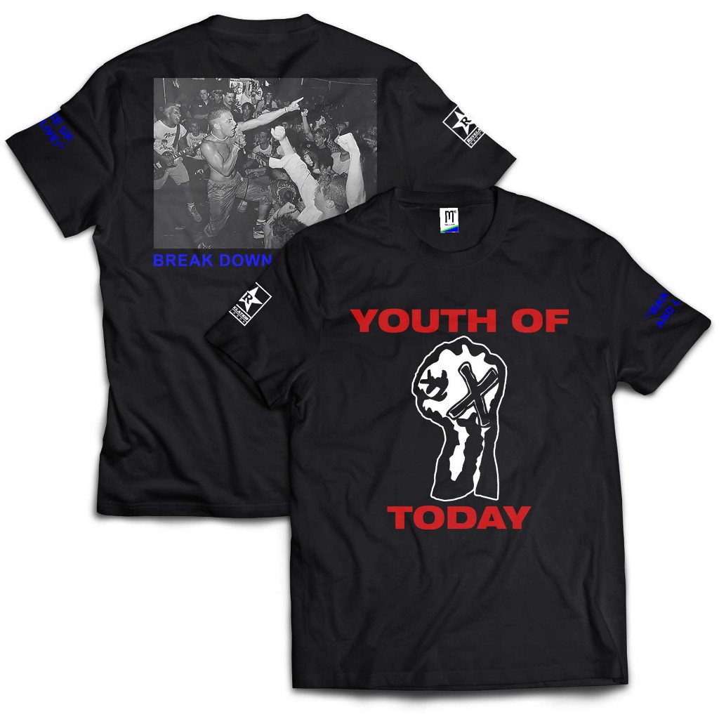 T-Shirt YOUTH OF TODAY - BREAK DOWN THE WALLS | HARDCORE | Kaos musik | kaos band | kaos musik |