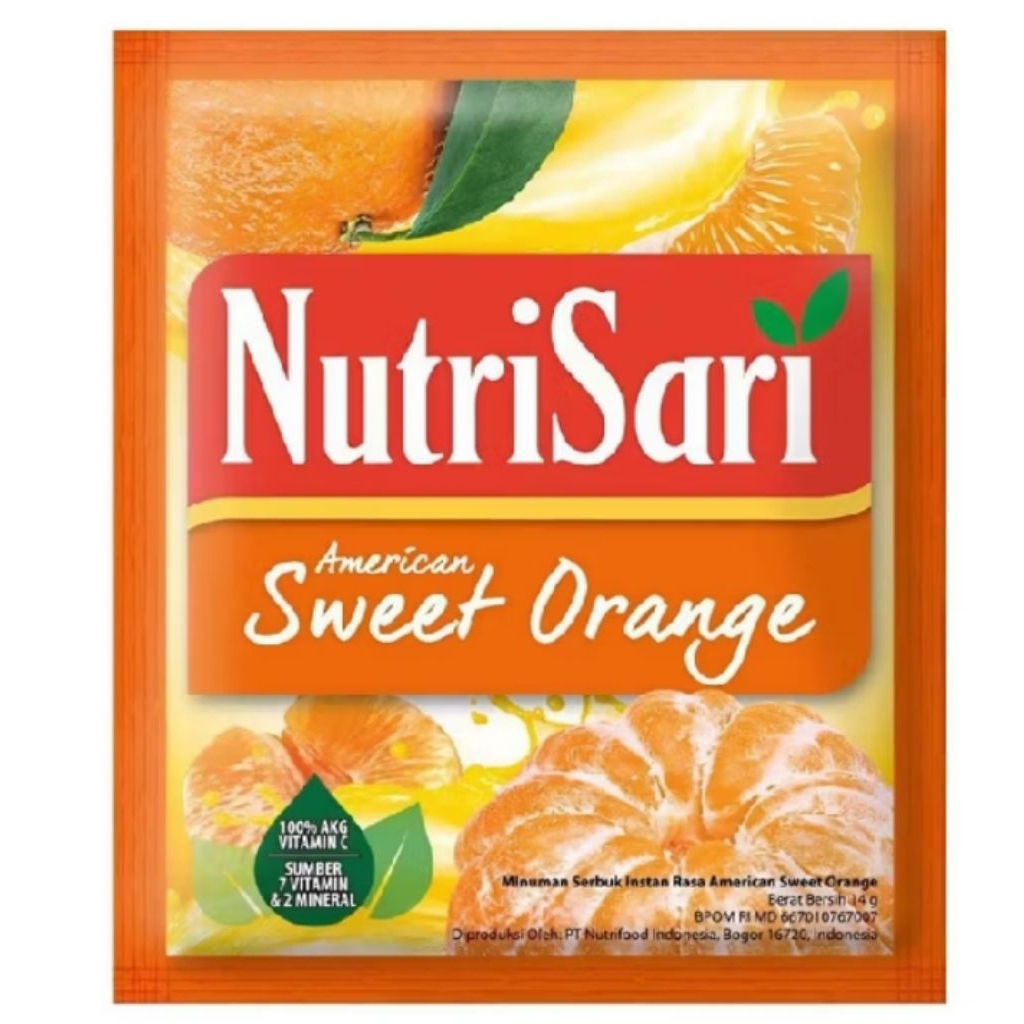 Minuman Serbuk Segar NutriSari dengan Vitamin C Tinggi