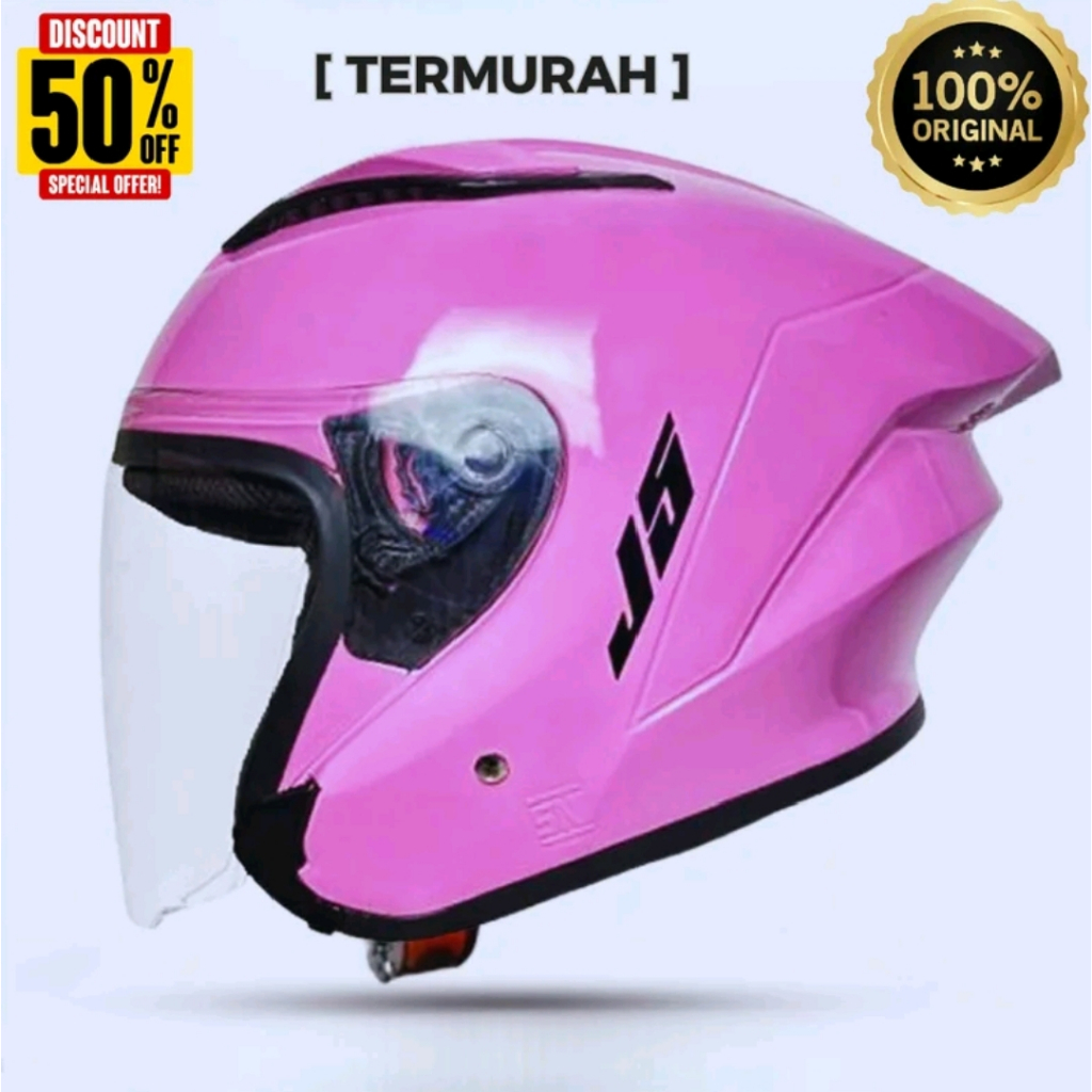 HELM J5 MLA 100% ORI, HELM MURAH, HELM COWOK /CEWEK KEREN.