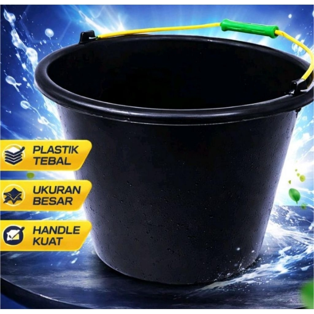 Ember Cor Hitam Plastik Ember Cuci