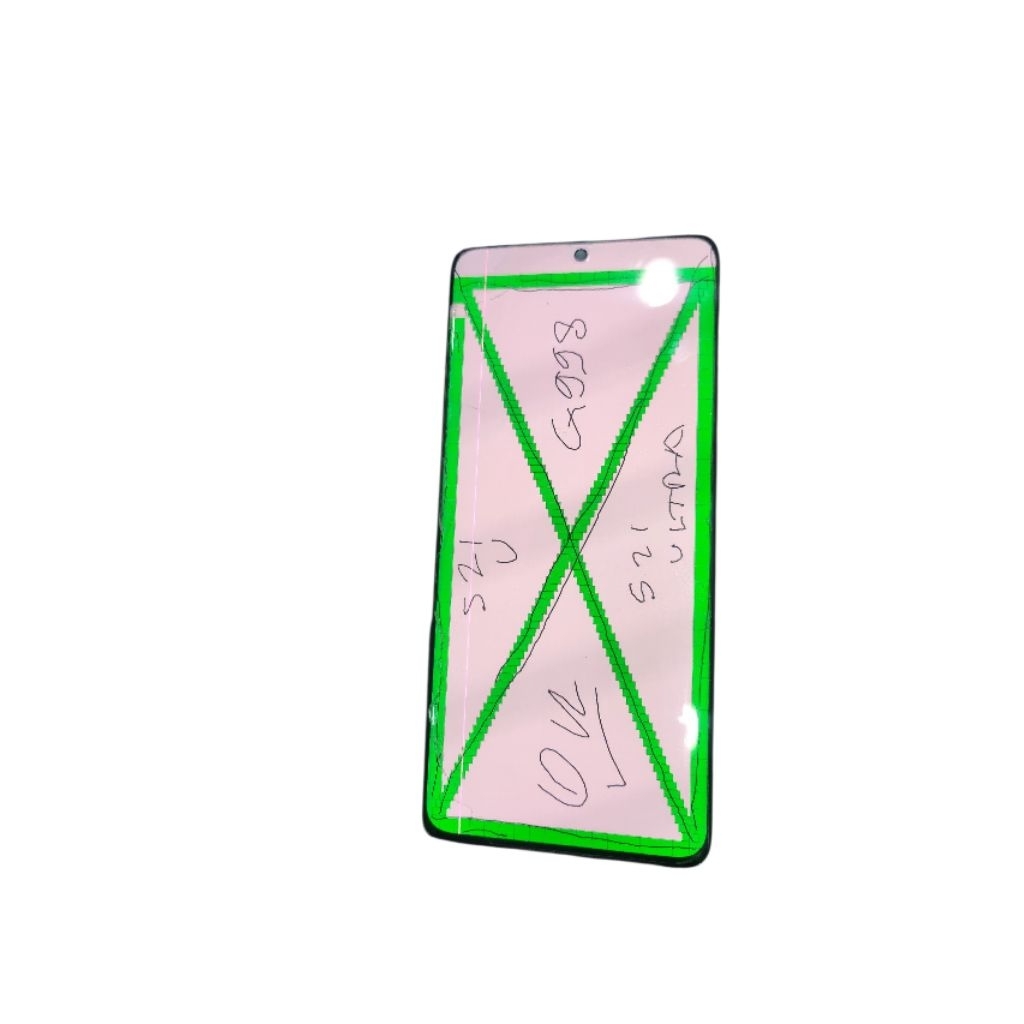 LCD Only Samsung S21 Ultra Original Copotan Minus Garis