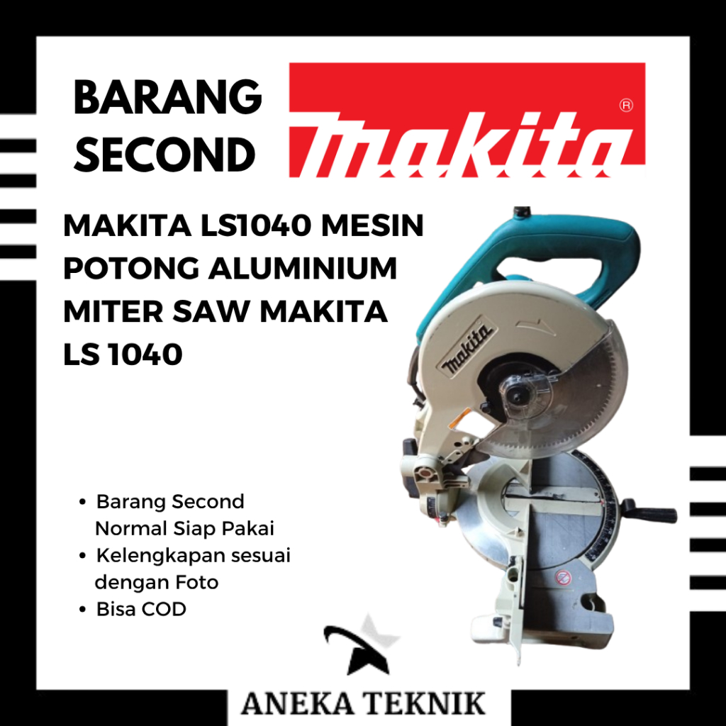 MAKITA LS1040 MESIN POTONG ALUMINIUM MITER SAW MAKITA LS 1040