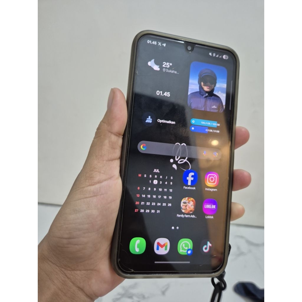 handphone samsung A24 second hp samsung sm-a245f