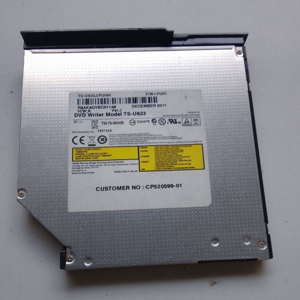 DVD Laptop Fujitsu Lifebook S761