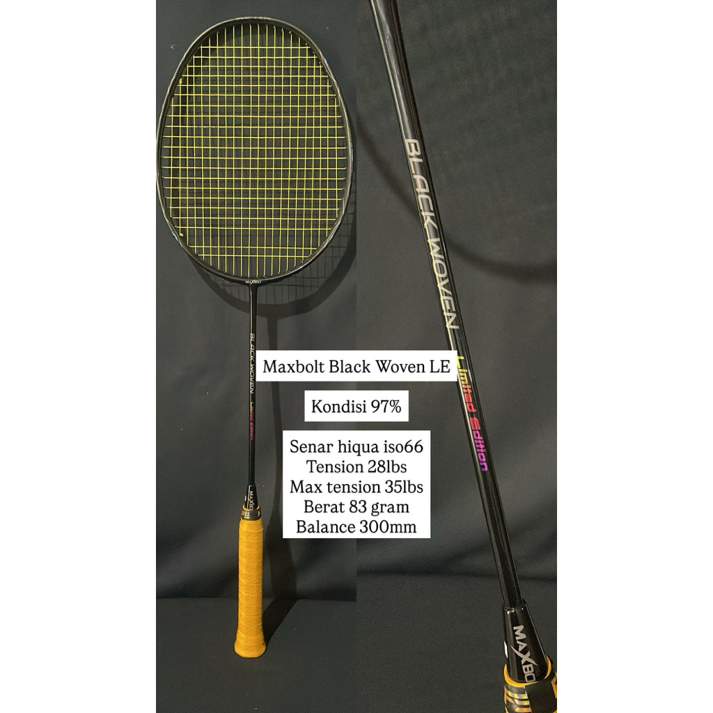 Maxbolt Black Woven LE