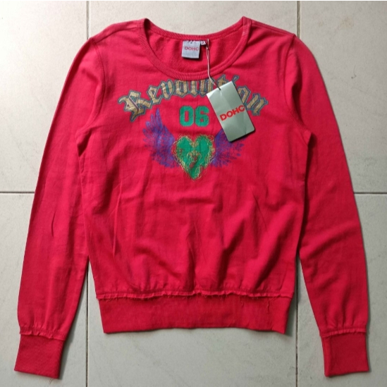 Crewneck D*HC BNWT Merah Wanita